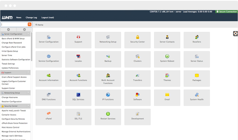 dashboard-whm - Cloud Services Store